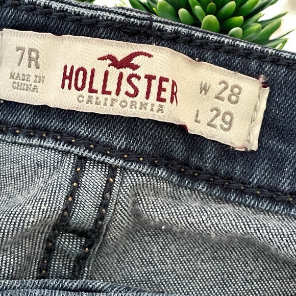 Hollister Denim Jeans Size 7 Regular Waist 28 Length 29 - Picture 5 of 9